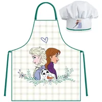 Disney Frozen Küchenschürze mit Mütze für Kinder – Schutz