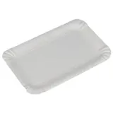 Abena Re-Seller GmbH Pappteller 10,5 x 16,5 cm Weiß 250 St.
