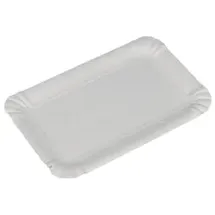 Abena Re-Seller GmbH Pappteller 10,5 x 16,5 cm Weiß 250 St.