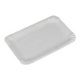 Abena Re-Seller GmbH Pappteller 10,5 x 16,5 cm Weiß 250 St.