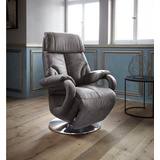 Places of Style TV-Sessel »Gisborne«, in Größe M, wahlweise mit Motor und Aufstehhilfe grau