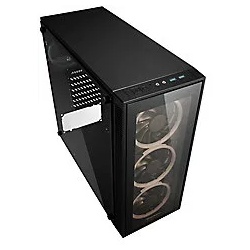 Sharkoon Computergehäuse TG4 Midi Tower Gehärtetes Glas Schwarz