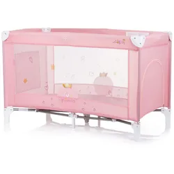 Chipolino Reisebett Capri, seitlicher Eingang, Tragetasche, große Seitentasche pink