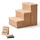 Relaxdays Hundetreppe 3 Stufen Beige 40 cm x 54 cm x 48 cm