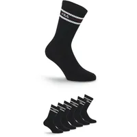 Fila UNISEX LIFESTYLE PLAIN SOCKS 6-Paar rot/schwarz/weiß 43-46