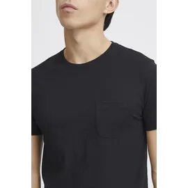 !Solid Rundhalsshirt SOLID "Rundhalsshirt SDBob", Herren, Gr. XXL, schwarz, Obermaterial: 60% Baumwolle CO. 40% Polyester PES., Shirts Rundhalsshirt