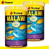 Tropical 2 x 1000 ml Malawi Flakes | Für Malawisee-Cichliden der Mbuna-Gruppe - 2 l