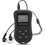 Tragbares Fm-radio Für Den Persönlichen Gebrauch, Mit Kopfhörern, Taschenradio, Guter Empfang, Mini-taschenradio.
