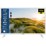 TELEFUNKEN XH32SN550S-W 32 Zoll Fernseher/Smart TV (HD Ready, HDR, Triple-Tuner) - 6 Monate HD+ inkl.