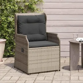 vidaXL Gartenbank 2 pcs 110 x 60 x 80 cm Grau