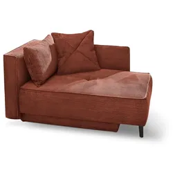 Recamiere Rex Cord Rostrot