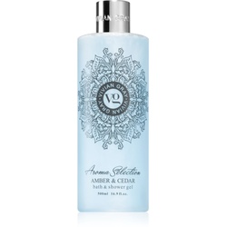 Vivian Gray Aroma Selection Amber & Cedar Dusch- und Badgel 500 ml