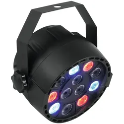 Eurolite 42110192, Disco-Strahler, Schwarz, IP20, LED, 12 Lampen, 1 W