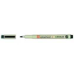 SAKURA Grafikstift PIGMA GRAPHIC 2, schwarz