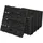 ECD Germany WPC Terrassenfliesen Anthrazit 30 x 30 cm 55 St.