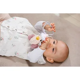 BABY BORN for Babies Plüsch-Fläschchen mit Rassel, Knisterfolie und Clip