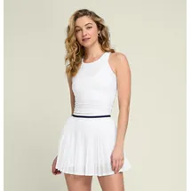 Wilson Team Pleated Rock - Bright White - L