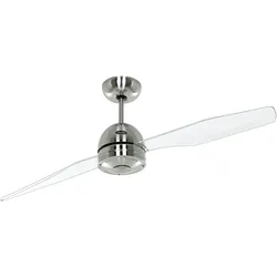 Casafan Deckenventilator Libelle 132 cm Chrom mit Fernbedienung 132