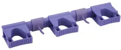 Vikan Hygienisches Hi-Flex-Wandhalterungssystem 10118 , Farbe: Lila