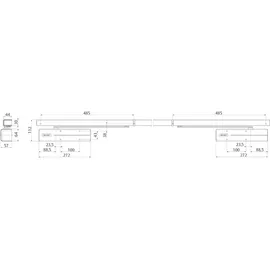 ASSA ABLOY effeff DCG-21-10, Aluminium