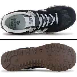 New Balance 574 Herren Black / Brown / Dark Silver Metallic 44,5