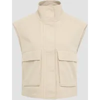S.Oliver - Twill-Weste im Relaxed Fit mit Stehkragen, Damen,