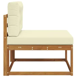 vidaXL Mittelsofa Outdoor Massivholz Akazie braun