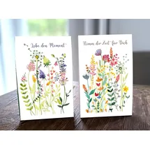 LUMA Aufstellkarte Lebe den Moment. DIN B6 Schrift, 1 St.