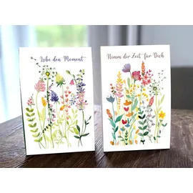 LUMA Aufstellkarte Lebe den Moment. DIN B6 Schrift, 1 St.