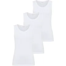 Ysabel Mora Tanktop YSABEL MORA, Damen, Gr. S, weiß, Single Jersey, Obermaterial: 95% Baumwolle, 5% Elasthan, hüftbedeckend, Rundhals, Tops Tanktop, breite Träger, weich, elastisch, Baumwollmix