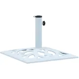 vidaXL Schirmständer Gusseisen 49 cm Weiß