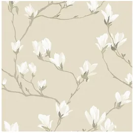 Laura Ashley Vliestapete Magnolia Grove Natural 10,05 x 0,52 m