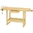 Wiltec Hobelbank Holz 151 x 61,5 x 86 cm braun