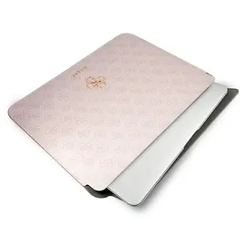 GUESS 4G Metal Logo Computer Sleeve (13"), Notebooktasche, Pink