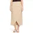 Cartoon Wickelrock Damen Beige 38