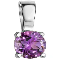 VIVANCE Kettenanhänger lila 925-Sterling Silber