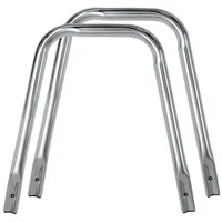 RIDDER Armlehnen für Bad-Hocker Pro chromfarben glänzend silber