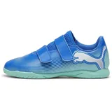 Puma Future 7 Play IT V Jr Soccer Shoe, Hyperlink Blue-Mint White, 38.5 EU