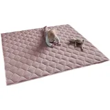 SanoSoft Sanosoft® Krabbeldecke, - rutsch- & wasserfest - Made in Germany Rosa, 130x150cm