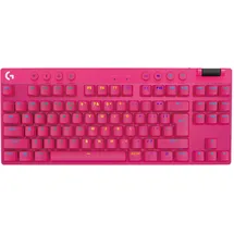Logitech G PRO X TKL Lightspeed, rosa, GX-BROWN, USB/Bluetooth, FR (920-012156)