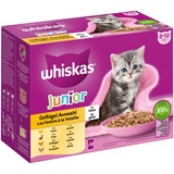 Whiskas Junior Geflügel Auswahl in Gelee 24 x 85 g