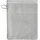 Waschhandschuh 6 x 16 x 22 cm silber