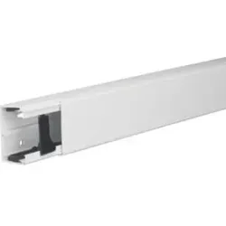 Hager LFE4006009016 Leitungsführungskanal PVC witterungsbeständig/UV-stabil LFE 40x60mm verkehrsweiß.Elektro-Installationskanal-System  - 2 Meter