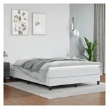 vidaXL Boxspringbett 140 x 190 cm Weiß