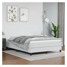 vidaXL Boxspringbett 140 x 190 cm Weiß