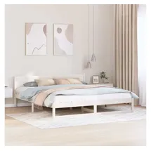 vidaXL 180 x 200 cm Weiß