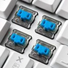 Sharkoon PureWriter RGB weiß, Kailh Choc LOW PROFILE BLUE, USB, US (4044951034277)
