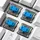 Sharkoon PureWriter RGB weiß, Kailh Choc LOW PROFILE BLUE, USB, US (4044951034277)