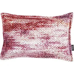 Dekokissen DONE. "Glam Colour", rot (rost, blutrot, brombeer, meliert), B:40cm L:60cm, Polyester, Dekokissen_Sitzkissen_Kissenhüllen, Reißverschluss, Ohne Füllung, meliert