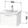 Duravit Waschtischunterschrank D-Code 58,4x40x46cm, 1 Ausz., Tau ma, Gr. chrom